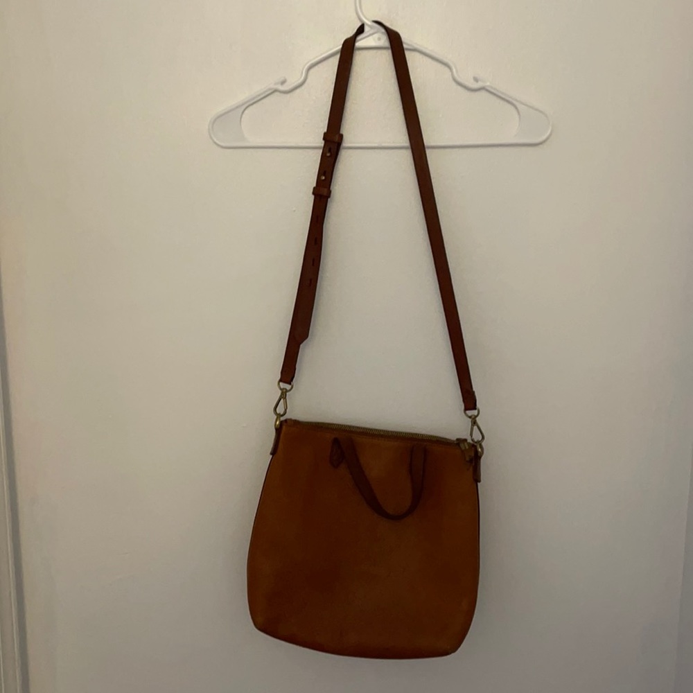 Madewell light brown leather bag